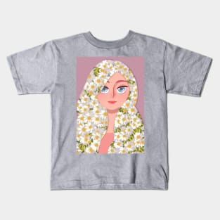 Daisy hair girl Kids T-Shirt